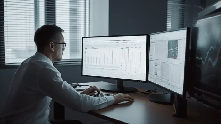 Investor Reviewing Real Estate IRR